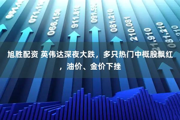 旭胜配资 英伟达深夜大跌，多只热门中概股飘红，油价、金价下挫
