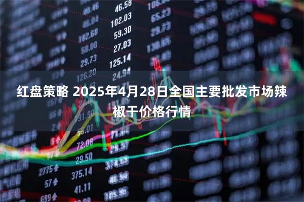 红盘策略 2025年4月28日全国主要批发市场辣椒干价格行情